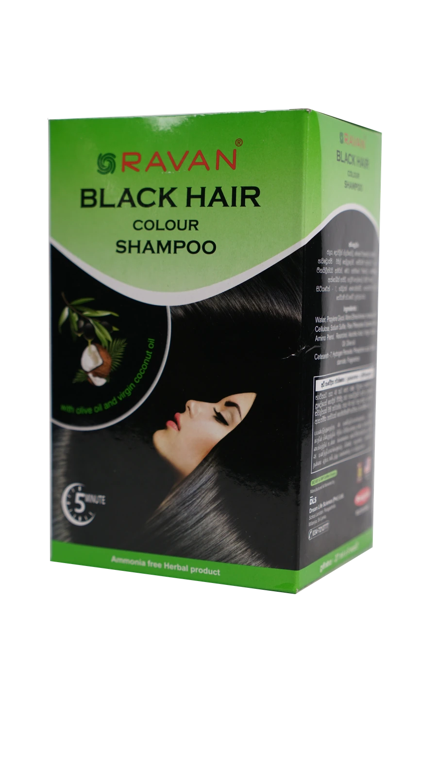 ravan Black Henna color shampoo